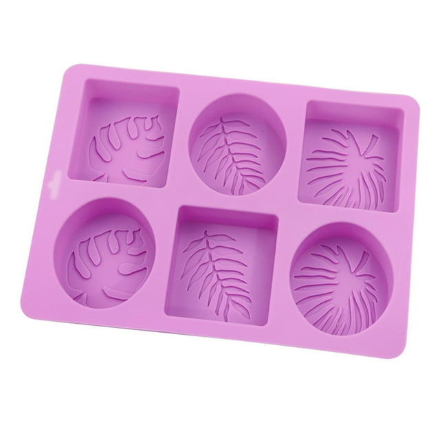 Billuyoard Molde para pastel de Mousse en forma de hoja de 6 rejillas, molde para hacer manualidades con azúcar, pudín, Chocolate, utensilios para Herramientas y accesorios para hornear Billuyoard HA081111-00B