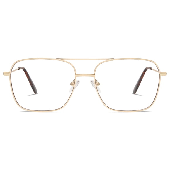 Lentes de lectura AMOMOMA estilo aviador con filtro de luz azul 1.0