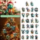 thumbnail image 2 of 26 letras colgantes de Navidad 2D lindo dragón bebé colgante adorno de árbol decoraciones de encanto acrílico hogar árbol de Navidad adornos regalos, 2 of 5