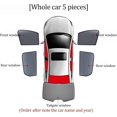 thumbnail image 2 of AKFG for Volvo XC90 2005-2011,Magnetic Special Curtain Window Sunshade Mesh Shade Blind Fully Covered Privacy Protection (Color : Whole car 5 Pieces), 2 of 9