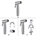 thumbnail image 3 of Moyic Pulverizador de bidé de mano, grifo de baño de acero inoxidable 304, cabezal de ducha, pulverizador de mejora reemplazable limpio Juegos de accesorios de baño Sprayer Moyic HA012058-01, 3 of 6