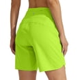thumbnail image 3 of Women's Active 7 Inseam Athletic Long Running High Wasistband Shorts, Quick Dry Breathable Gym Shorts for Gym, XL, 3 of 6