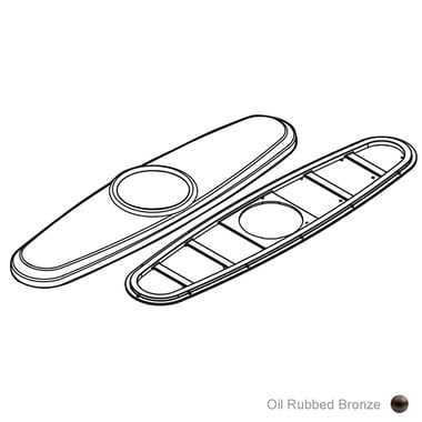 Open Box Moen 157328ORB Escutcheon Oil Rubbed Bronze