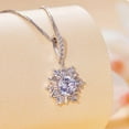 thumbnail image 5 of 3ct Waterdrop Moissanite Necklace Crafted On Genuine Sterling Silver, 5 of 5