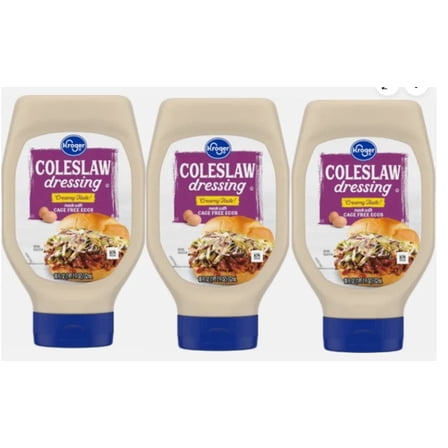 Coleslaw Salad Dressing, 3 Bottles, 18 Oz Each