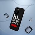 thumbnail image 5 of DistinctInk Tough Case for Apple iPhone 14 Pro MAX (6.7" Screen), Compatible with MagSafe Charging - Hi. I'm His Lawyer, 5 of 6