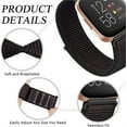 thumbnail image 3 of Nylon Strap for Fitbit Versa/Lite/Versa2 Band Smart Watch Replacment Watchband Sport Loop Bracelet Fitbit Versa 2 band, 3 of 8