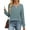 Blue, variant on Fantaslook Henley Long Sleeve Shirts for Women Casual Tunic Tops Fall Dressy Blouses Lightweight Pullover