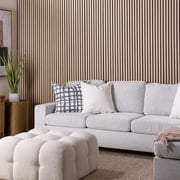 Wood Panels for wall - Oak Acoustic Wall Panels - 4PK Wall Wood Panels - 94.49 x 12- Soundproof Wood Wall Panels for Decor - Acoustic Slat Wood Wall Panels for Interior decoration of Walls