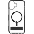 thumbnail image 2 of Zagg Piccadilly Snap Case with Kickstand and MagSafe for iPhone 16, Clear Black, 2 of 5