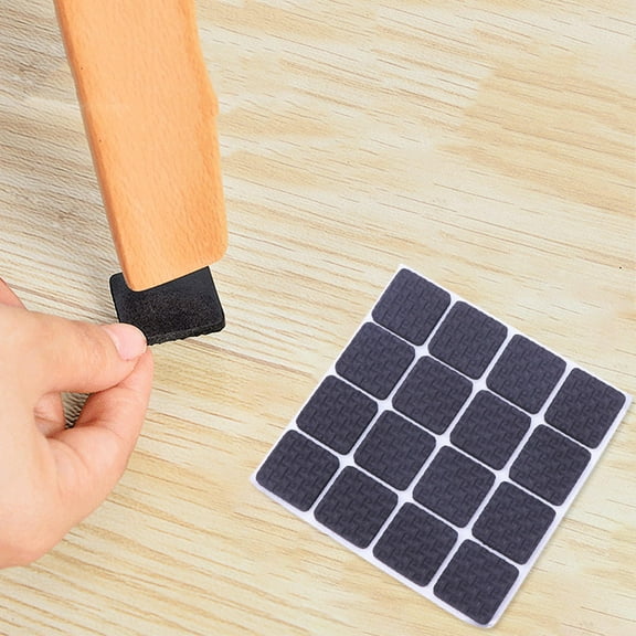 Tineasur Self Adhesive Eva Furniture Grippers Floor Protectors Black