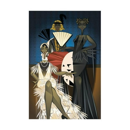 Campbell Art Deco Print - Harlem Nights Print Wall Art By Jaleel Campbell