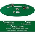 thumbnail image 2 of Poker Bridge Card Table Cloth Elastic Cloth for 36 to 48 Inch Table Game Accessories, 2 of 5