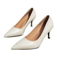 thumbnail image 6 of IUJSOY Kitten Heels for Women Pointed Toe Pumps Dress Shoes Business Casual Shoes Office Work Shoes, 6 of 9