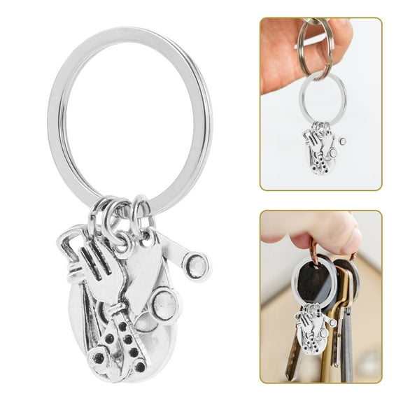 WHAMVOX Baking Theme Keychain Hanging Accessory Key Ring Kitchen Cooking Tools Keychain Key Hanging Key Chain Baker Key Ring