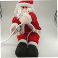 thumbnail image 3 of IFANLANDOR Santa Claus Climbing Rope Ladder Christmas Ornament Red Cloth for Holiday Tree Decor, 3 of 7