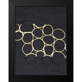 thumbnail image 2 of Stramel, Renee W. 12x14 Black Modern Framed Museum Art Print Titled - Gold Combo III, 2 of 5