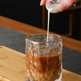 thumbnail image 3 of FUEENIRVA Transparent Glass Cup Latte Cup Glass Seasoning Friends Coffee Shop Use 1 Pc, 3 of 6