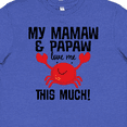 thumbnail image 4 of Inktastic Mamaw Papaw Love Me Youth T-Shirt, 4 of 5