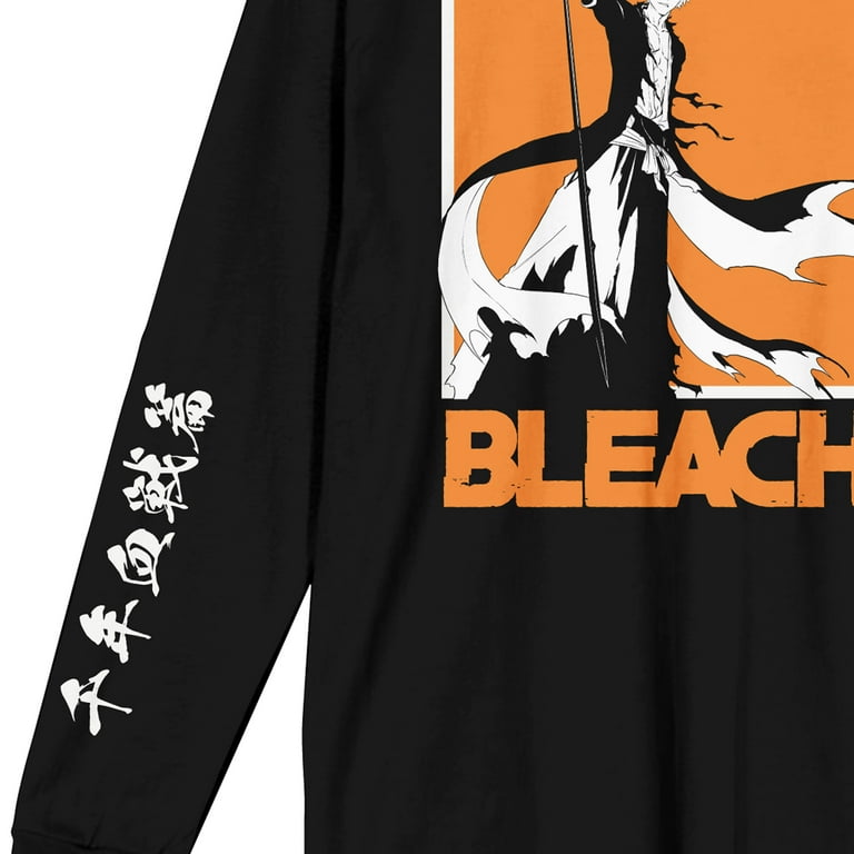 Bleach 1000 Year Blood War Ichigo Crew Neck Long Sleeve Black