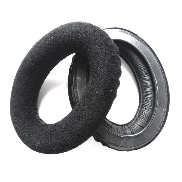unbranded Almohadillas Para Auriculares Negras Durables Tela Compatible Con Sennheiser Hd600 Hd650 Confort