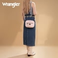 thumbnail image 7 of Wrangler Crossbody Bag for Women Multi Pocket Crossover Bag Shoulder Pursea with Adjustable Strap, Pink, 7 of 7