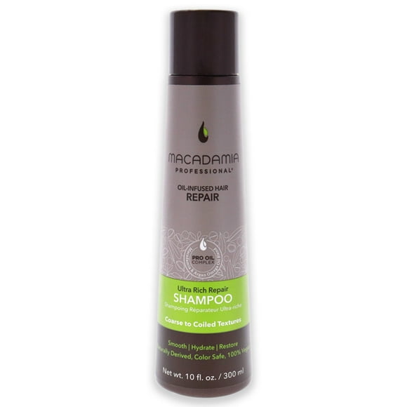 Macadamia Huile Naturelle Professional Shampooing Ultra Riche en Humidité, 10 Onces