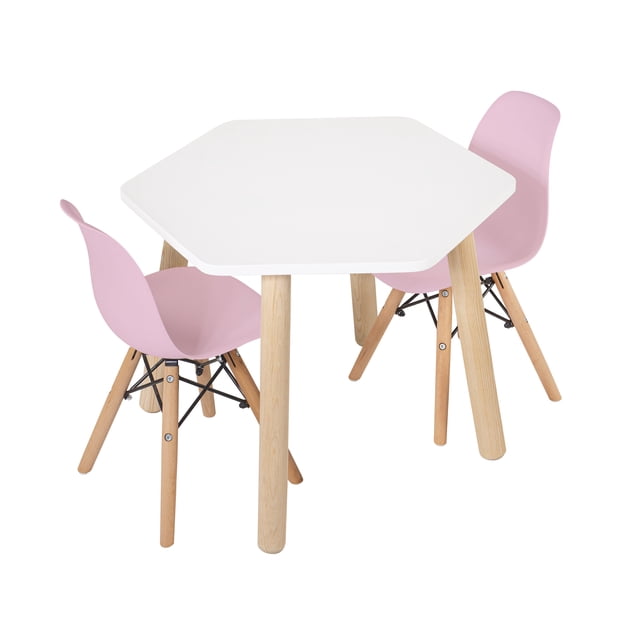 Mesa Bee - 2 Silla Berlin (Rosa)
