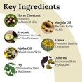 thumbnail image 3 of Crema de mantequilla orgánica antienvejecimiento para rostro y cuerpo para piel seca, cabello, manos, cutículas y uñas. Elaborado con aceite de almendra, oliva, jojoba, vitamina E y lavanda. Hidratant, 3 of 5