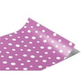 thumbnail image 2 of Rwraps Polka Dot Bright Lilac Matte Vinyl Film Wrap 59in x 9ft Vinyl Vehicle Car Film Sheet Roll, 2 of 9