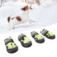 thumbnail image 4 of 4Pcs Dog Booties, Dog Hiking Shoes, Adjustable Slip  Breathable Dog Boot With Reflective Strips For Hiking Outdoor Activities, 4 of 8