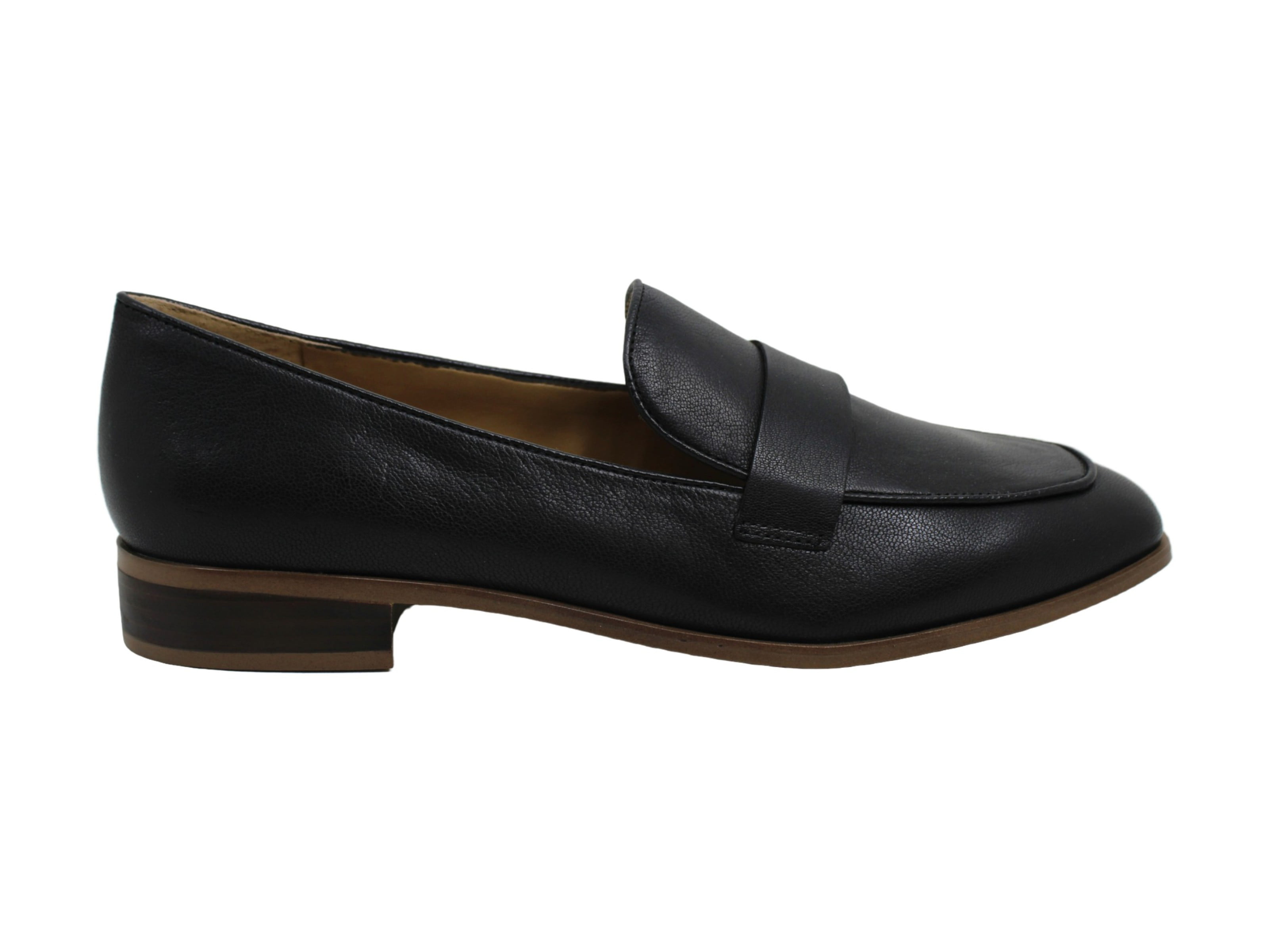 Womens Franco Sarto Square Toe Loafers, Black , 7.5 US / EU - Walmart.com