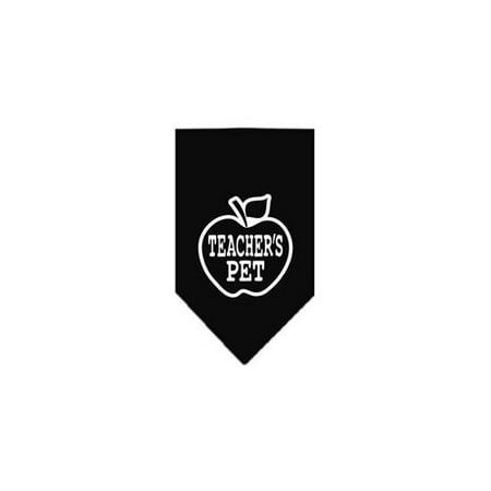 Black Pet Screen - Mirage 66-96 LGBK Teachers Pet Screen Print Bandana Black Large