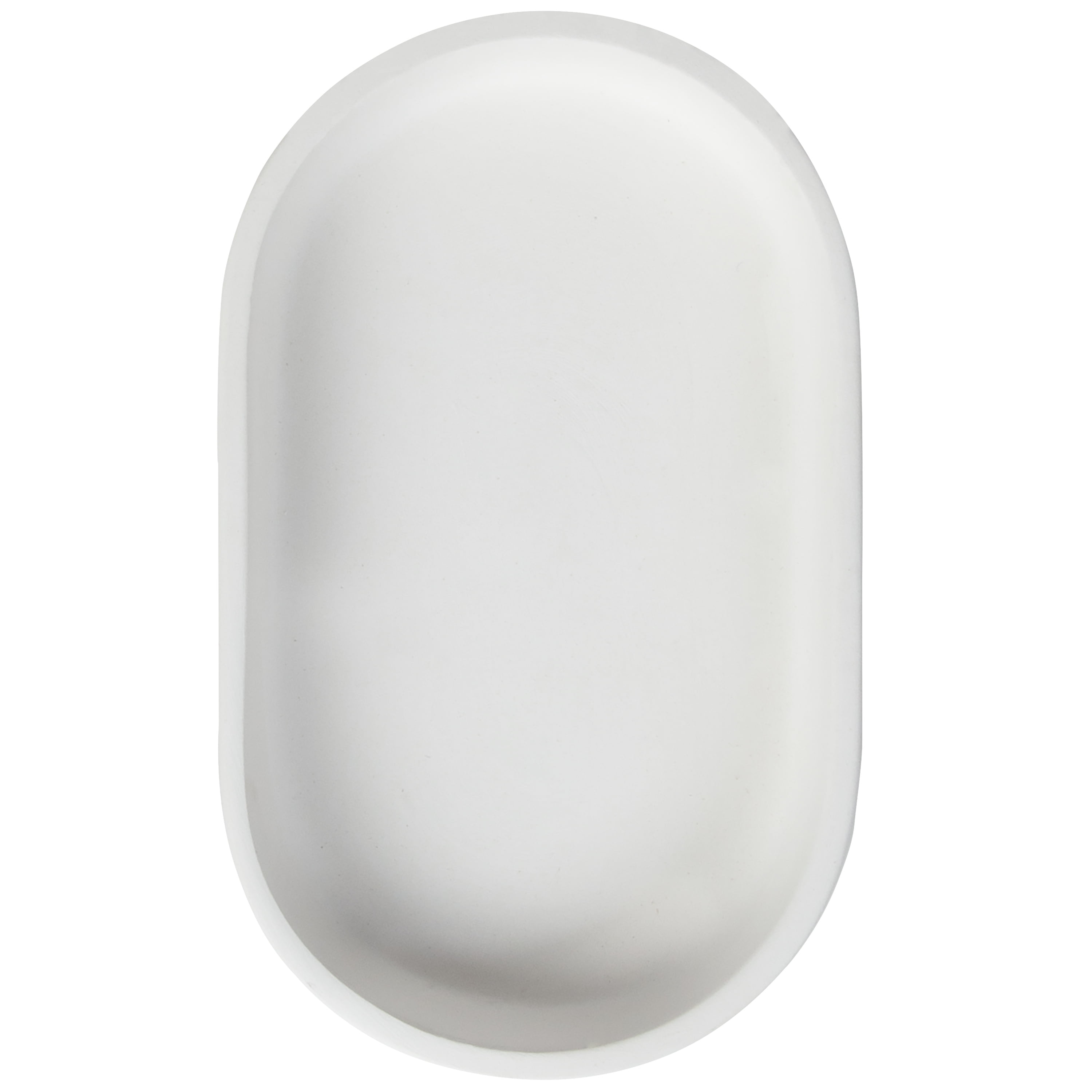 Hello Hobby Trinket Tray, White Ceramic, Ready to Paint 3"x5" Oval