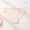 Beige, variant on Women's Plus Size High Waist Thong Underwear with Lace Trim, Breathable Seamless Design for Comfort