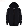 thumbnail image 2 of LYHaoo Girl's Pullover Zip-Up Hoodies Kids Oversized School Uniform Sweatshirt Jacket with Pockets,4-5 Years, 2 of 6