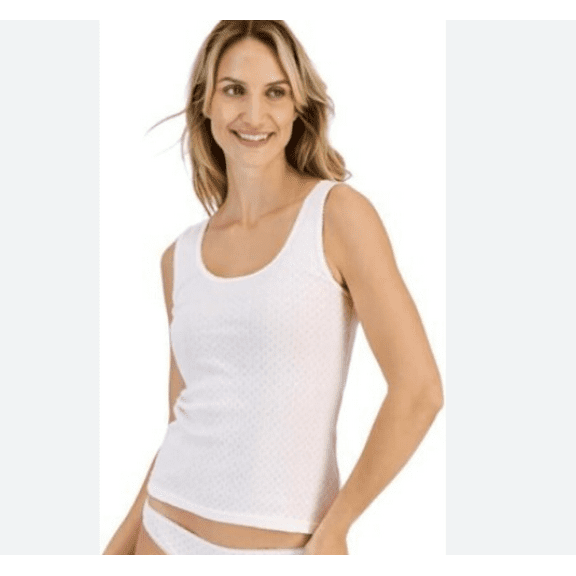 Charter Club Womens Cotton Pointelle Tank Baby Shower Pink, XXL
