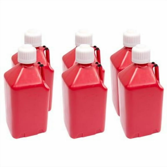 Scribner 2000R-CASE, Utility Jug - 5-Gallon Red - Case 6 Performance Racing