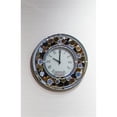 thumbnail image 3 of Michael Amini Montreal Round Mosaic Wall Clock, 3 of 4