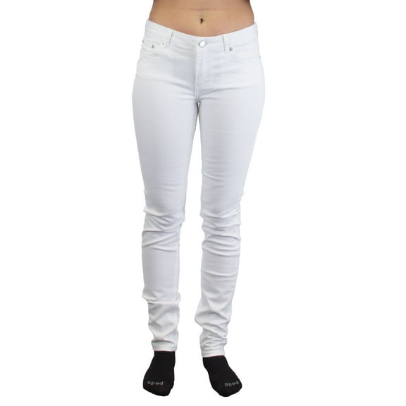 BLK DNM Women's Slim Fit Jeans, Avon White, 26x30