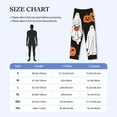thumbnail image 4 of Kdxio Halloween Ghosts And Pumpkins Pattern Men's Pajama Pants, Elastic Waist with Drawstring and Pockets, Comfortable Loungewear-Small, 4 of 6