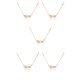 thumbnail image 2 of Collar Constelaciones Zodiaco Minnieouse Oro Rosa Aries, 2 of 6