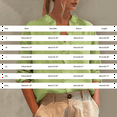 thumbnail image 4 of Kelon Ladies Tops and Blouses Long Sleeve V Neck Ruffled Blouses Summer Outfits 2026 Fashion Clothing Blouses Oversized Shirt Clothing, S, 4 of 5