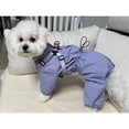 thumbnail image 6 of HQREA Adjustable Dog Raincoat & Harness Reflective Puppy Jacket with and Elastic Cuffs, 6 of 6