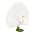 thumbnail image 2 of Figura de animal salvaje para niños en edad preescolar, juguete artesanal, juguete educativo decorativo, animal Blanco, 2 of 9