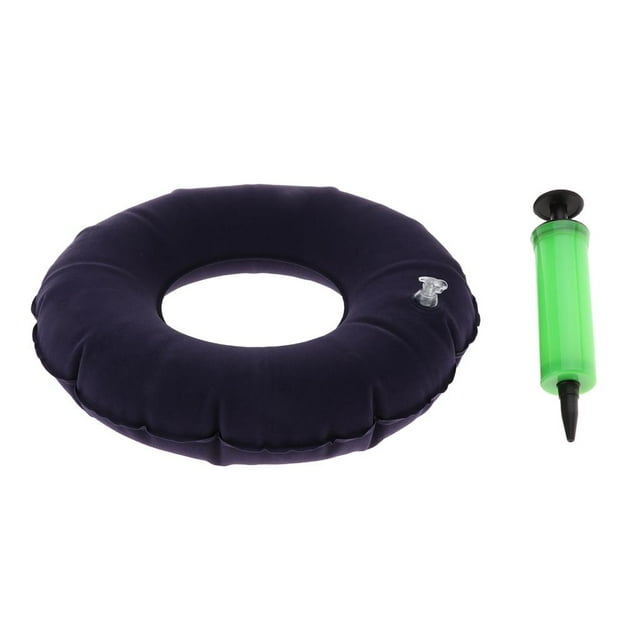 Cojín inflable de aire suave para silla con forma de dona para hemorroides (450 mm) 450mm