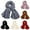 Beige, variant on Women's Winter Knitted Scarf Windproof Warm Thickened Soft Long Shawl for Students and Ladies Daily Shopping Travel Pink