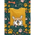 thumbnail image 3 of Japanese Style Corgi W Ramen Sweatshirt Men -Image by Shutterstock, Male XX-Large, 3 of 4