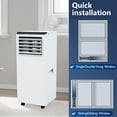 thumbnail image 6 of MemoryField 8000 BTU Portable Air Conditioner, 3 In 1 AC Unit Cooling Up to 350 Sq.Ft, Small Air Cooler, Dehumidifier and Fan, White, 6 of 7