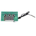 thumbnail image 3 of Interruptor Automático Frío Y Caliente, Salida De Relé De 2 Vías PCB Acrílico Precisión De 0,1 Grados Controlador De Temperatura Ajustable De 3,9x2,8 Pulgadas XH-W1501 Para LHCER CC 24V, 3 of 8